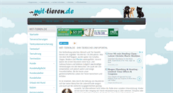 Desktop Screenshot of mit-tieren.de